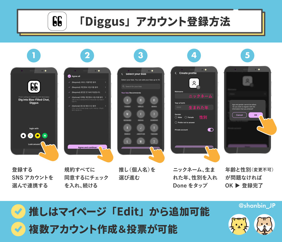 ZEROBASEONE　ゼベワン　投票アプリ　人気歌謡　INKIGAYO　インガ　事前投票　やり方　グローバル　日本　Diggus　ディグス　使い方　登録方法　投票方法　電話番号　複数アカウント　3曲　選び方　投票上限　投票期間　ZB1　ゼロベースワン　K-POP　音楽番組　ゼロズ　ZE_ROSE　ZEROSE